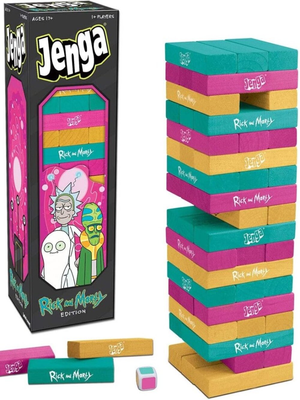 3/$118❤️sealed Jenga RICK AND MORTY Edition Party Game Adult Swim USAopoly 2019